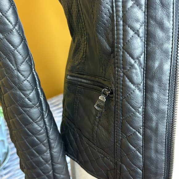 GUESS Vegan Leather Jacket - Picture 4 of 5
